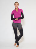 MUV Sportswear_SCORCH Full-Arm GLUV with Mesh_Colour Black_UV Protecting Sportswear