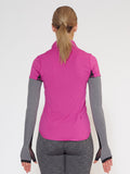 MUV Sportswear_SCORCH Full-Arm GLUV with Mesh_Colour Steel_UV Protecting Sportswear