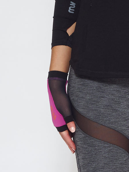MUV Sportswear_OZONE GLUV with Mesh_Colour Wild Purple_UV Protecting Sportswear