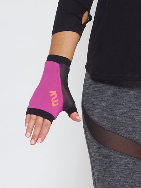 MUV Sportswear_OZONE GLUV with Mesh_Colour Wild Purple_UV Protecting Sportswear