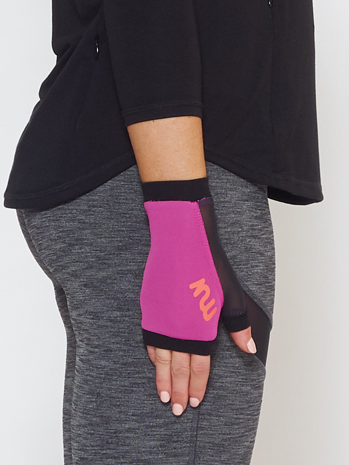 MUV Sportswear_OZONE GLUV with Mesh_Colour Wild Purple_UV Protecting Sportswear