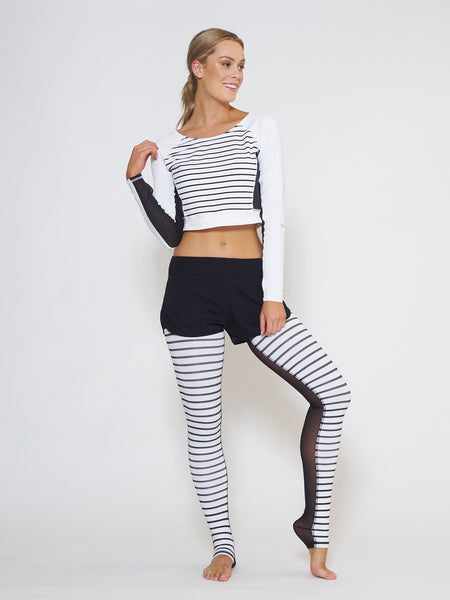 MUV Sportswear_MELT MUV Tube Sock with Mesh_Colour Stripe_UV Protecting Sportswear