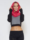 MUV Sportswear_ECLIPSE Sun Hood/Scarf_Colour Azalea_UV Protecting Sportswear