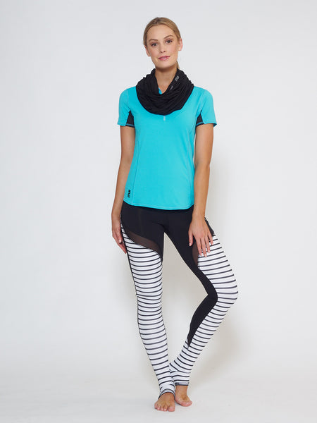 MUV Sportswear_ECLIPSE Sun Hood/Scarf_Colour Black_UV Protecting Sportswear