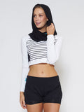 MUV Sportswear_ECLIPSE Sun Hood/Scarf_Colour Black_UV Protecting Sportswear