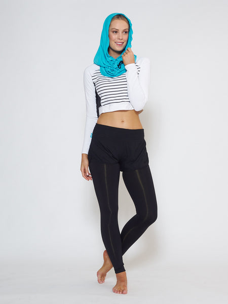 MUV Sportswear_ECLIPSE Sun Hood/Scarf_Colour Scuba Blue_UV Protecting Sportswear