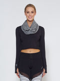 MUV Sportswear_ECLIPSE Sun Hood/Scarf_Colour Steel_UV Protecting Sportswear