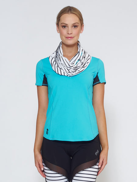 MUV Sportswear_ECLIPSE Sun Hood/Scarf_Colour Stripe_UV Protecting Sportswear