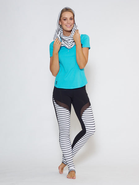 MUV Sportswear_ECLIPSE Sun Hood/Scarf_Colour Stripe_UV Protecting Sportswear