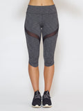 MUV Sportswear_IGNITE Knee-Length Legging_Colour Steel_UV Protecting Sportswear