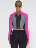 MUV Sportswear_BREEZE Long-Sleeve Collared Crop_Colour Wild Purple_UV Protecting Sportswear