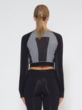 MUV Sportswear_VENT Long-Sleeve Crop_Colour Black_UV Protecting Sportswear