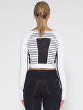 MUV Sportswear_VENT Long-Sleeve Crop_Colour Stripe_UV Protecting Sportswear
