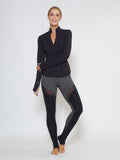 MUV Sportswear_LIQUID Long-Sleeve Collared Shirt_Colour Black_UV Protecting Sportswear
