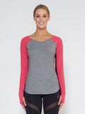 MUV Sportswear_DRIFT Long-Sleeve Top_Colour Azalea_UV Protecting Sportswear