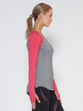 MUV Sportswear_DRIFT Long-Sleeve Top_Colour Azalea_UV Protecting Sportswear