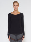 MUV Sportswear_DRIFT Long-Sleeve Top_Colour Black_UV Protecting Sportswear