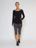 MUV Sportswear_DRIFT Long-Sleeve Top_Colour Black_UV Protecting Sportswear