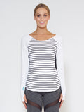 MUV Sportswear_DRIFT Long-Sleeve Top_Colour Stripe_UV Protecting Sportswear