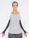 MUV Sportswear_DRIFT Long-Sleeve Top_Colour Stripe_UV Protecting Sportswear