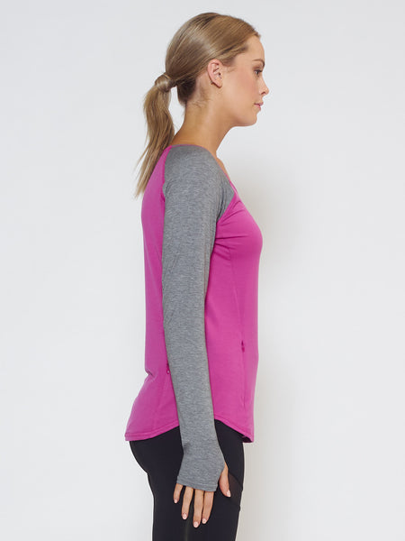 MUV Sportswear_DRIFT Long-Sleeve Top_Colour Wild Purple_UV Protecting Sportswear