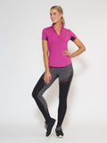 MUV Sportswear_VAPOUR Short-Sleeve Collared Top_Colour Wild Purple_UV Protecting Sportswear